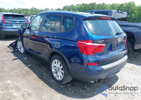 2016 BMW X3 xDrive28I z USA, uszkodzony, nr VIN 5UXWX9C56G0D86873